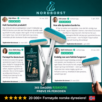 Nordborst™ – Den originale multifunksjonelle pelsfjerneren